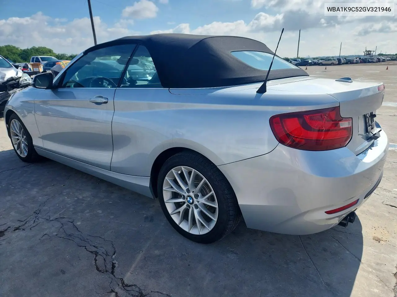 2016 BMW 228 I Sulev VIN: WBA1K9C52GV321946 Lot: 54845506