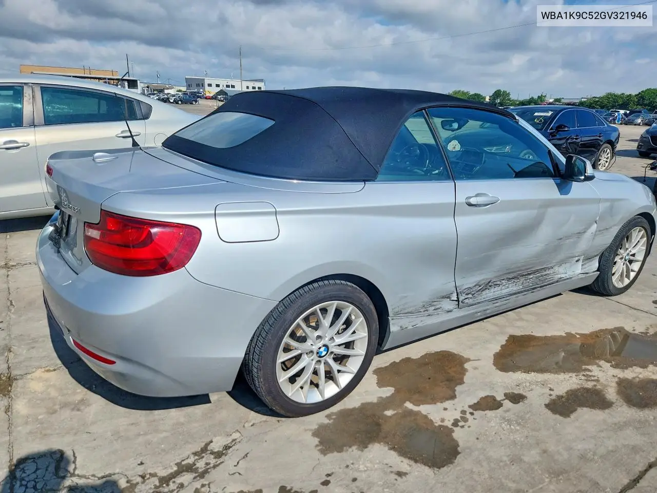 2016 BMW 228 I Sulev VIN: WBA1K9C52GV321946 Lot: 54845506