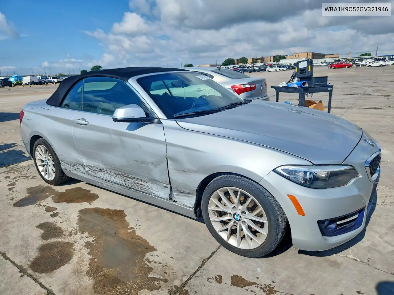 2016 BMW 228 I Sulev VIN: WBA1K9C52GV321946 Lot: 54845506
