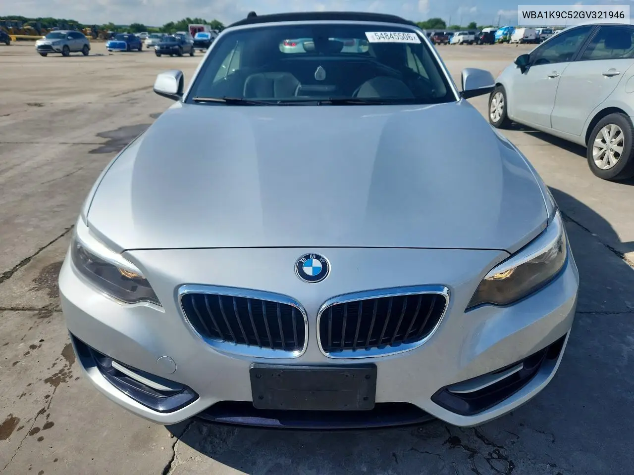 2016 BMW 228 I Sulev VIN: WBA1K9C52GV321946 Lot: 54845506