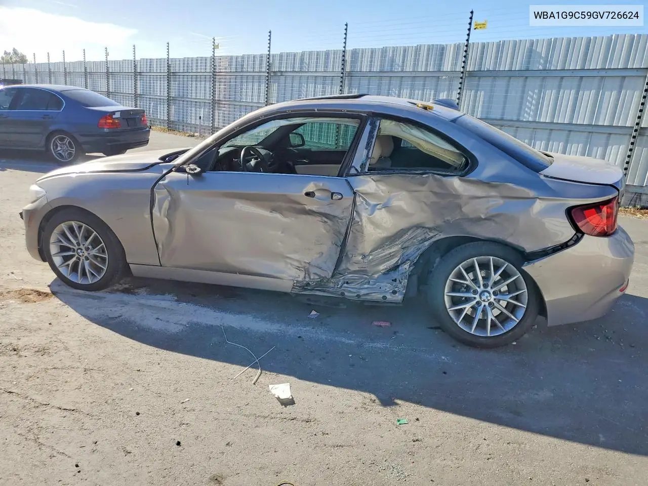 2016 BMW 228 Xi Sulev VIN: WBA1G9C59GV726624 Lot: 55149706