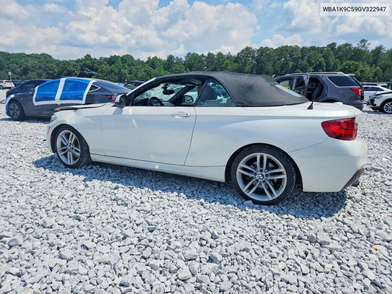 2016 BMW 228 I Sulev VIN: WBA1K9C59GV322947 Lot: 56604346