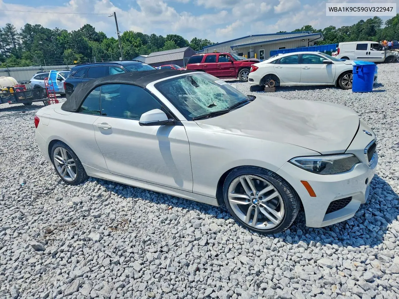 2016 BMW 228 I Sulev VIN: WBA1K9C59GV322947 Lot: 56604346