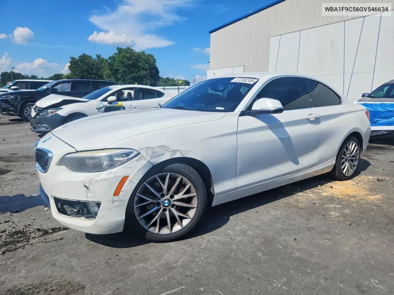 2016 BMW 228 I Sulev VIN: WBA1F9C56GV546634 Lot: 57200246