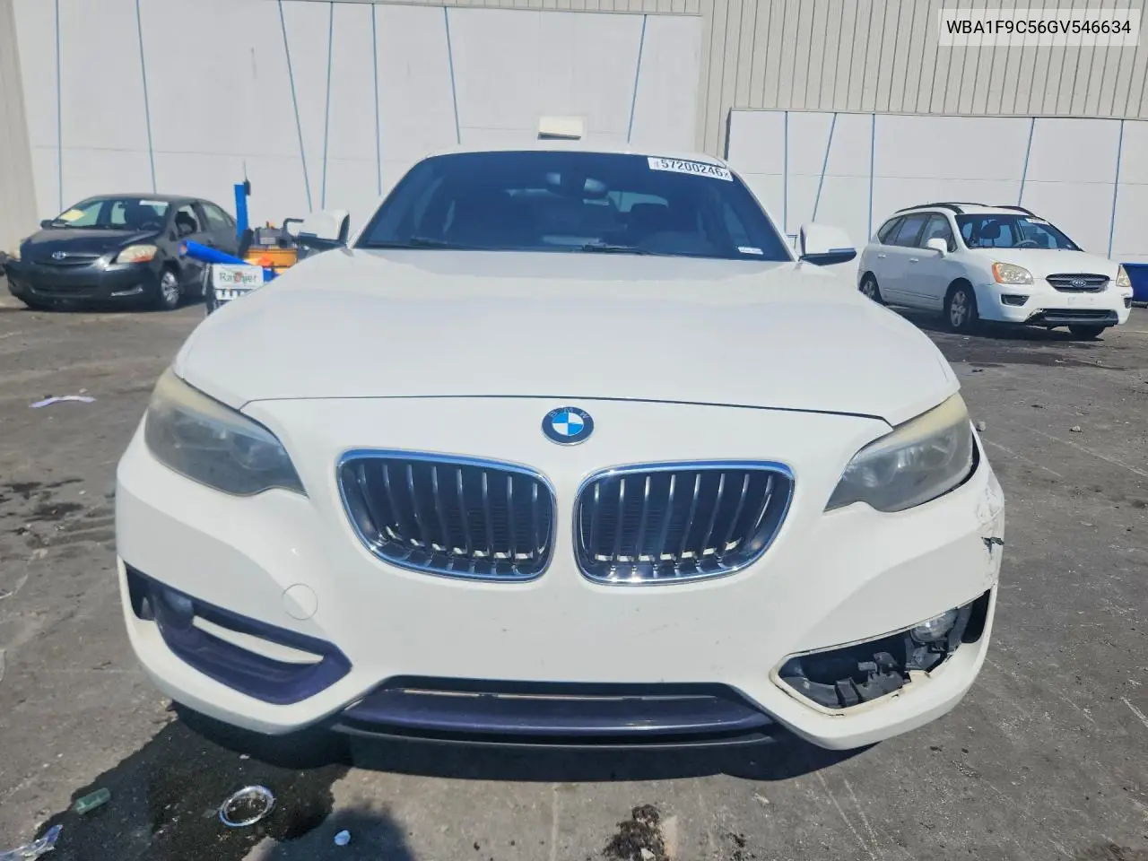 2016 BMW 228 I Sulev VIN: WBA1F9C56GV546634 Lot: 57200246