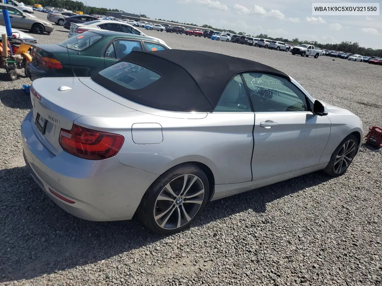 2016 BMW 228 I Sulev VIN: WBA1K9C5XGV321550 Lot: 61315446