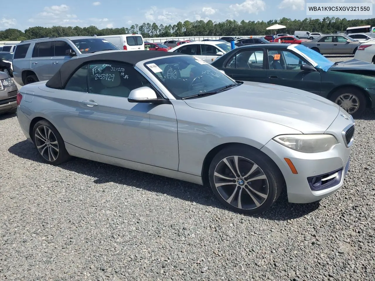2016 BMW 228 I Sulev VIN: WBA1K9C5XGV321550 Lot: 61315446