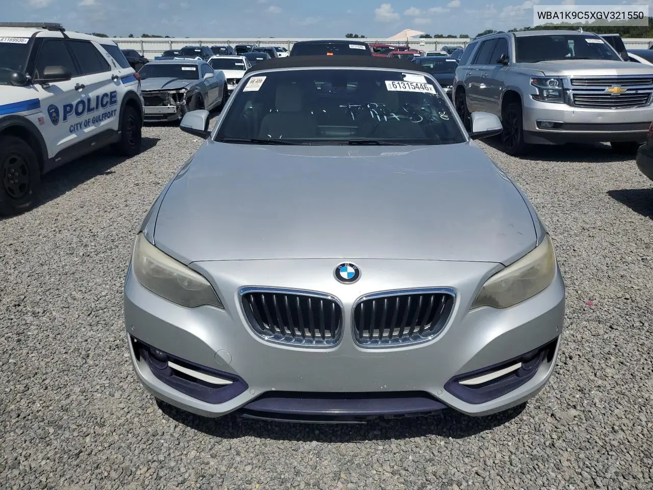 2016 BMW 228 I Sulev VIN: WBA1K9C5XGV321550 Lot: 61315446