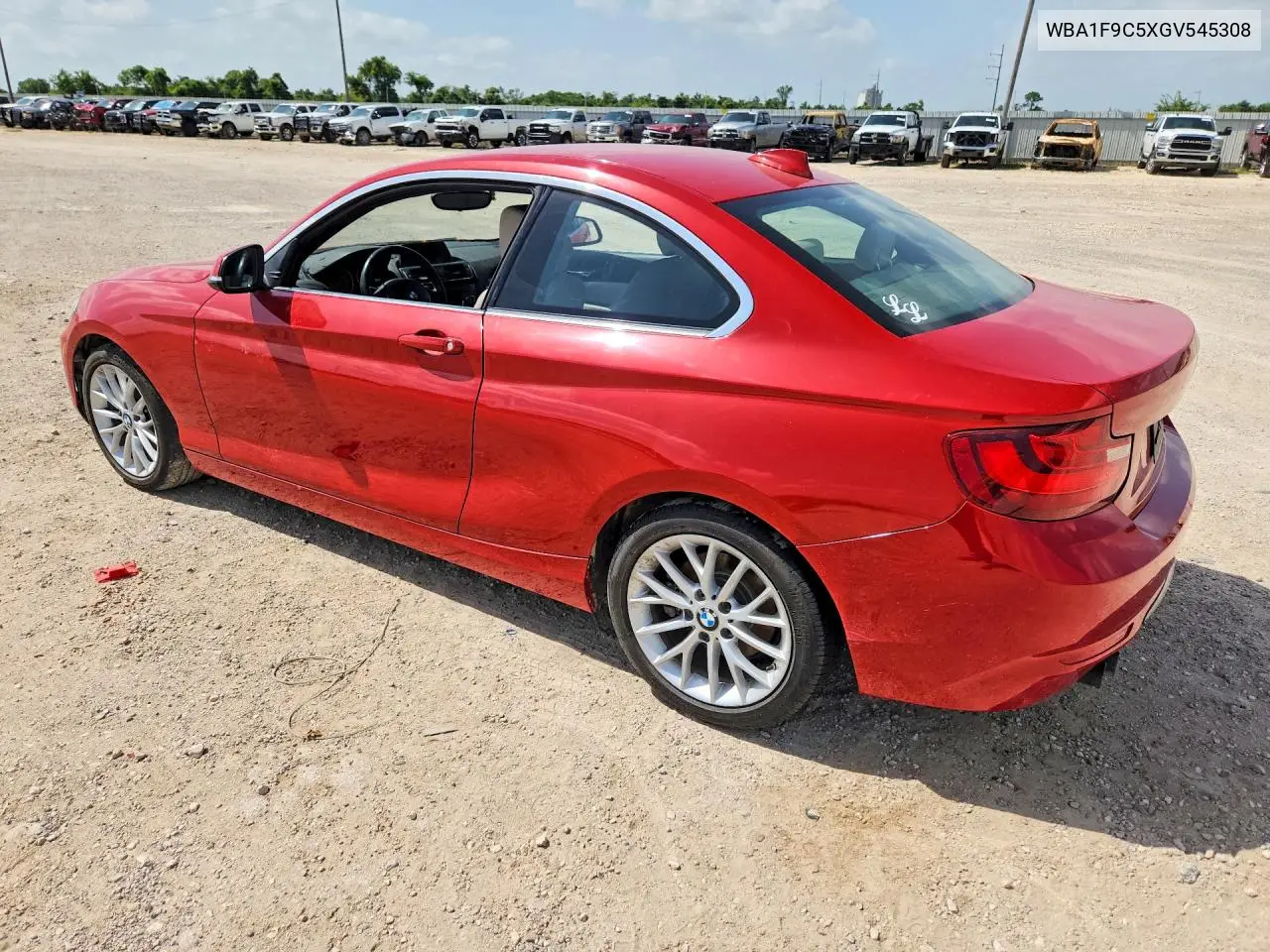 2016 BMW 228 I Sulev VIN: WBA1F9C5XGV545308 Lot: 85449195
