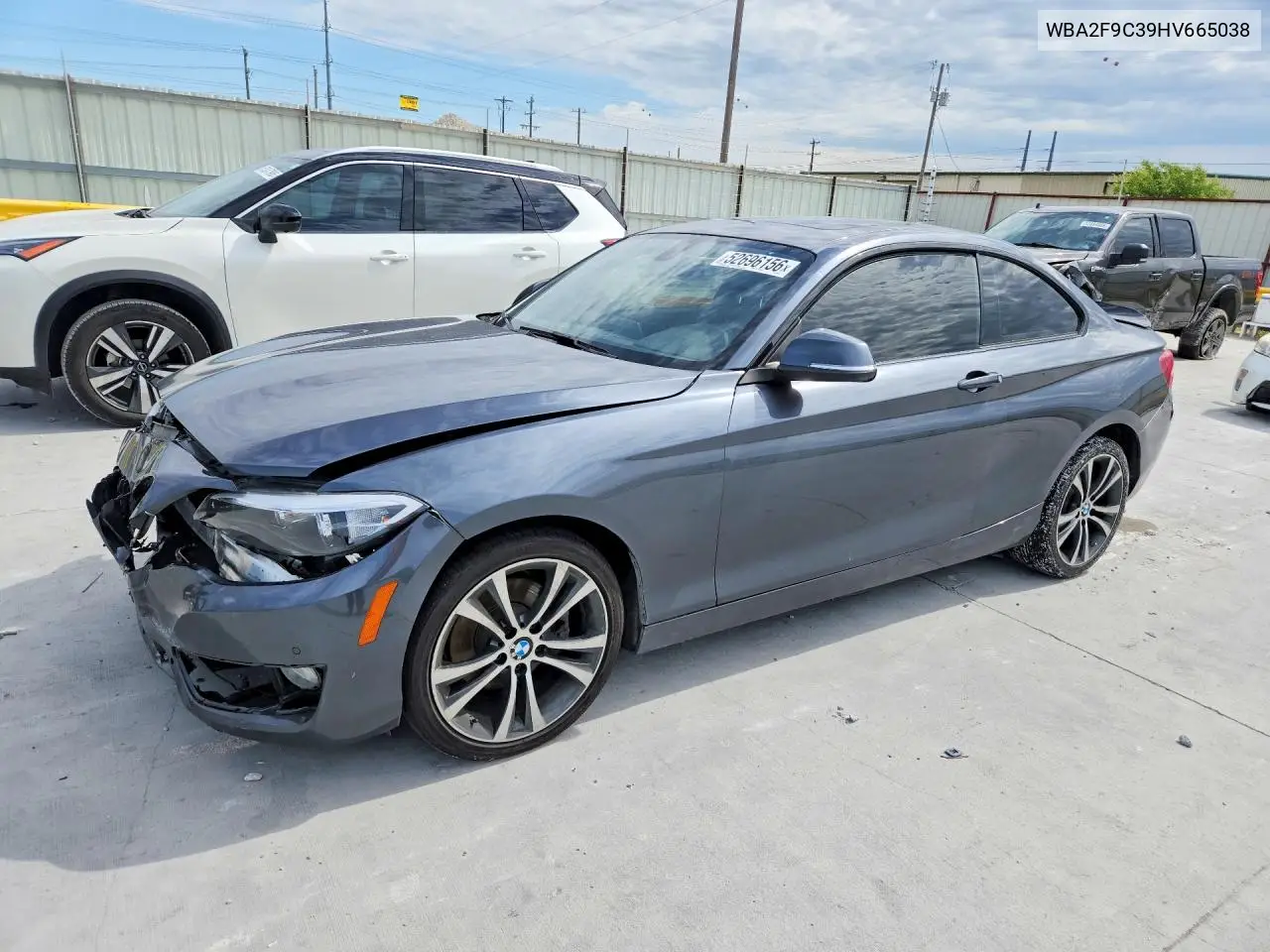 2017 BMW 230I VIN: WBA2F9C39HV665038 Lot: 52696156