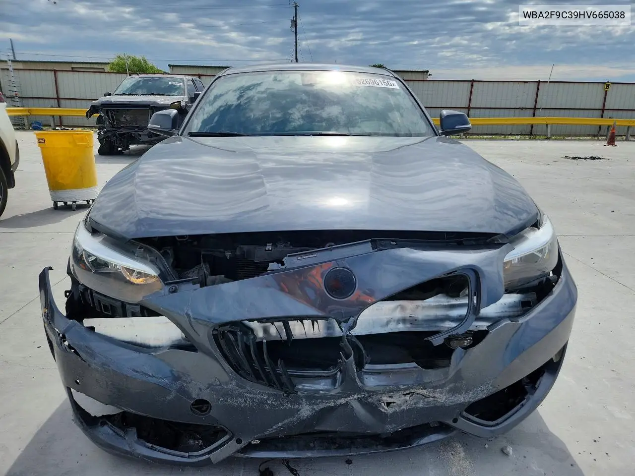 2017 BMW 230I VIN: WBA2F9C39HV665038 Lot: 52696156