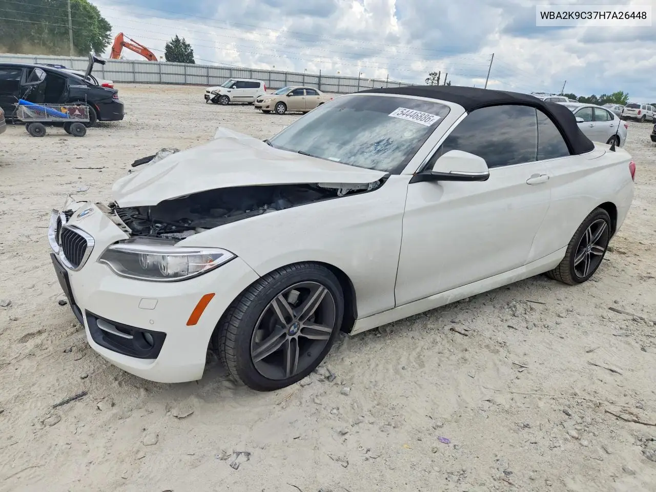 2017 BMW 230I VIN: WBA2K9C37H7A26448 Lot: 54446886
