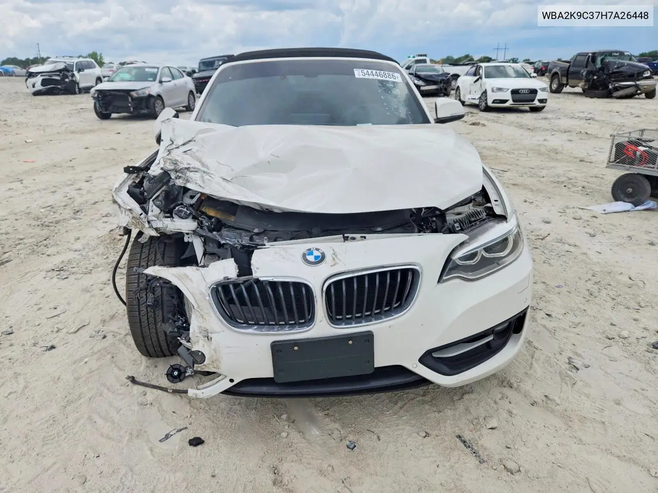 2017 BMW 230I VIN: WBA2K9C37H7A26448 Lot: 54446886