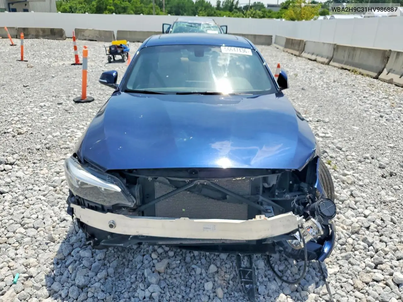 2017 BMW 230Xi VIN: WBA2H9C31HV986887 Lot: 56647436