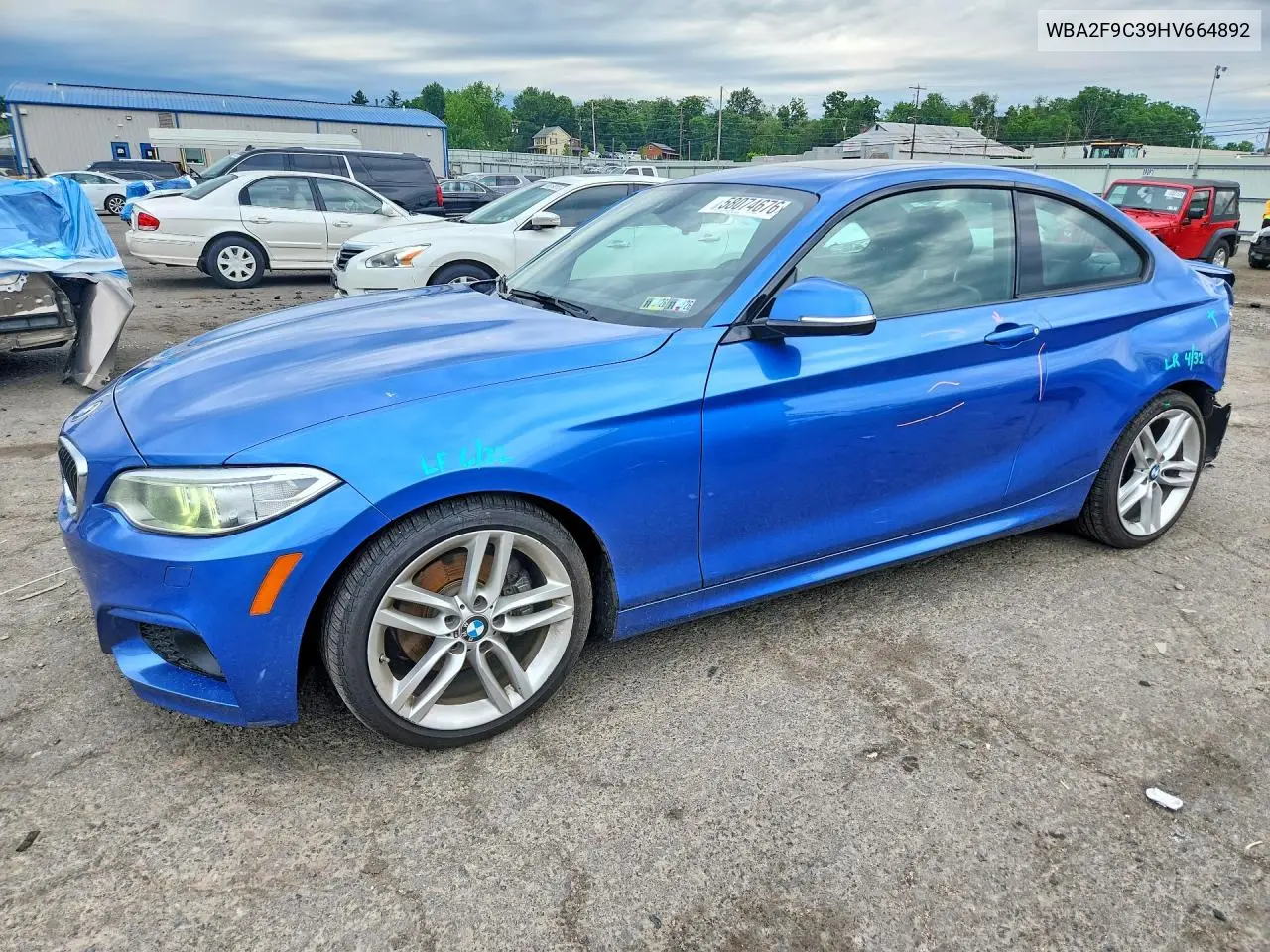 2017 BMW 230I VIN: WBA2F9C39HV664892 Lot: 58074676