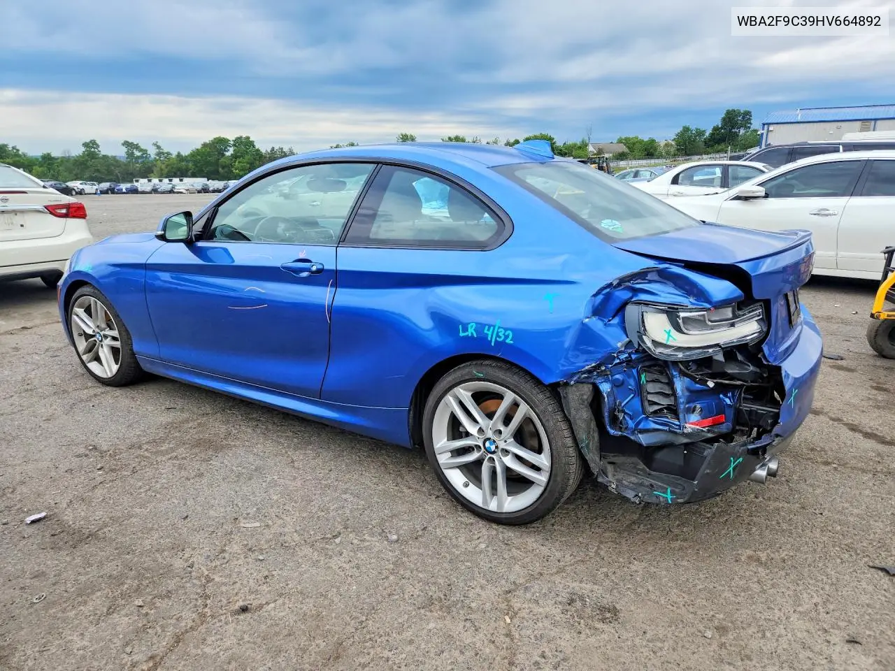 2017 BMW 230I VIN: WBA2F9C39HV664892 Lot: 58074676