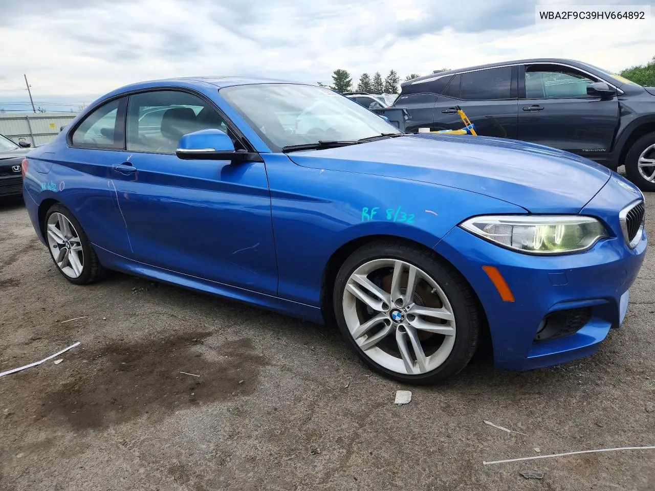 2017 BMW 230I VIN: WBA2F9C39HV664892 Lot: 58074676