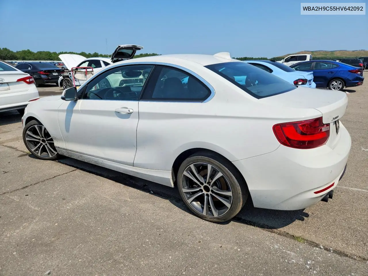 2017 BMW 230Xi VIN: WBA2H9C55HV642092 Lot: 58490126