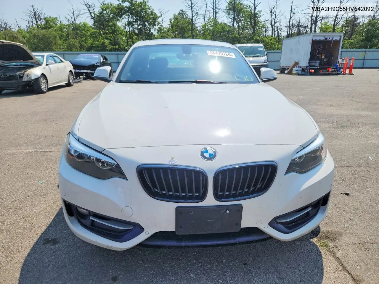 2017 BMW 230Xi VIN: WBA2H9C55HV642092 Lot: 58490126