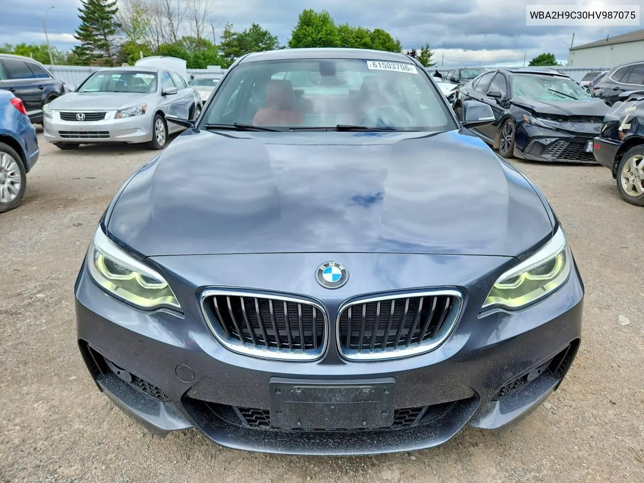 2017 BMW 230Xi VIN: WBA2H9C30HV987075 Lot: 61503706