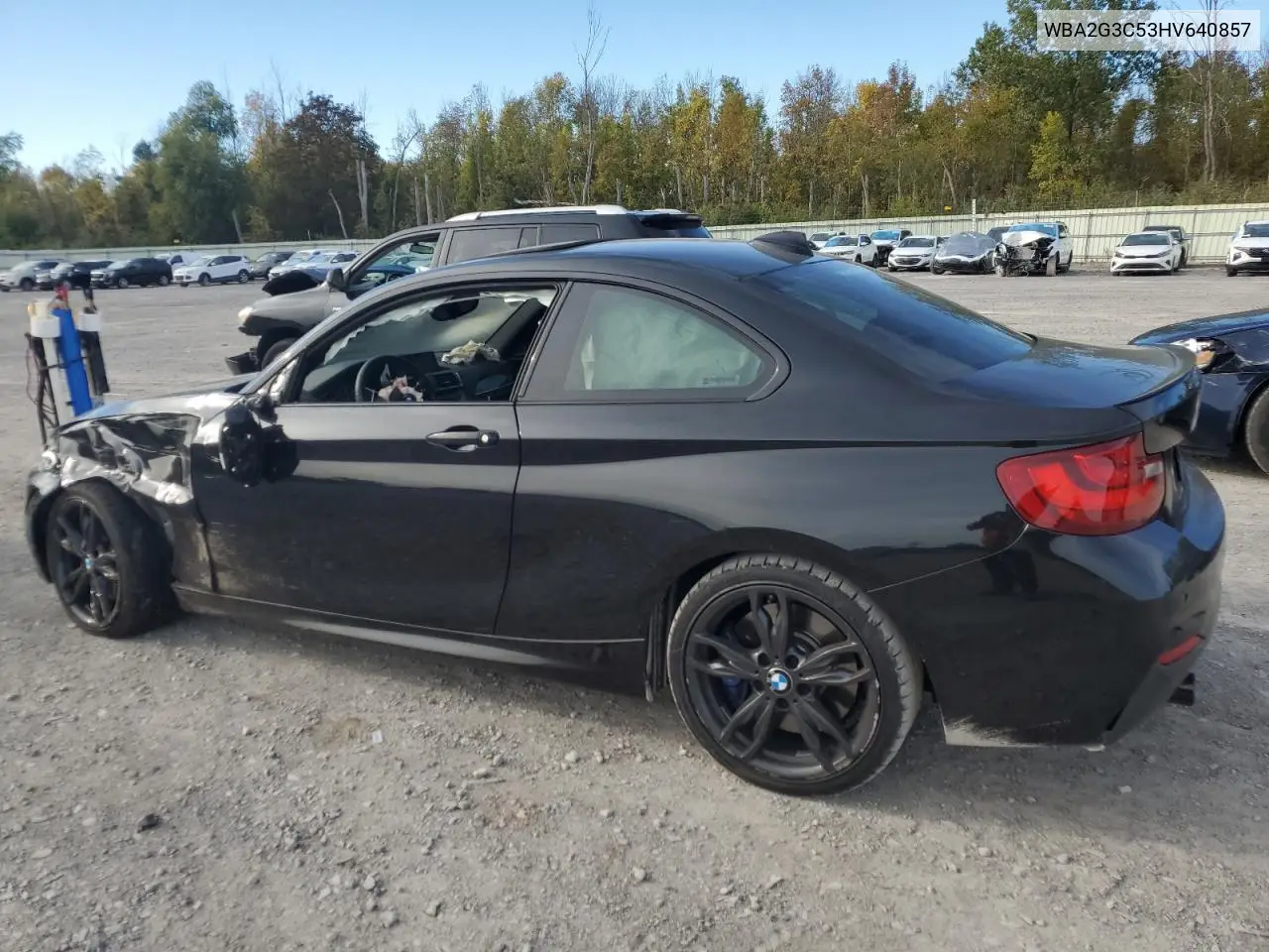WBA2G3C53HV640857 2017 BMW M240Xi