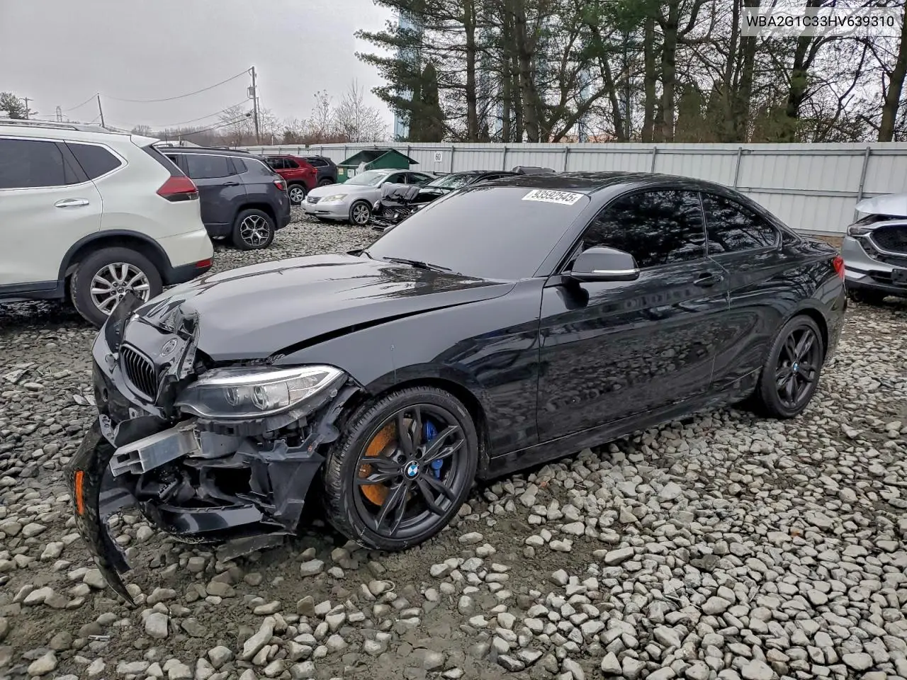 2017 BMW M240I VIN: WBA2G1C33HV639310 Lot: 93592545