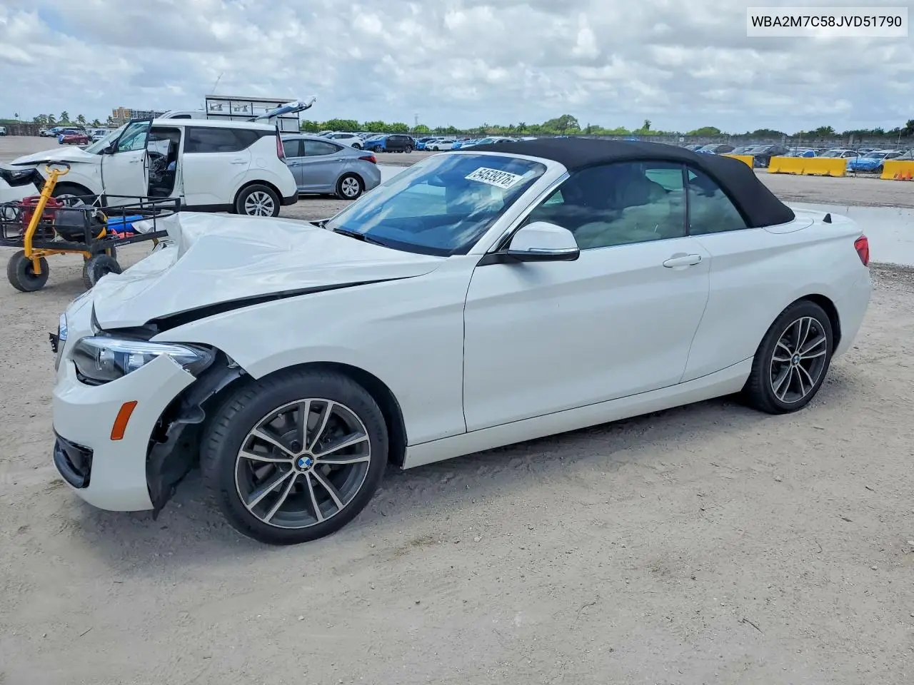 2018 BMW 230I VIN: WBA2M7C58JVD51790 Lot: 54539376