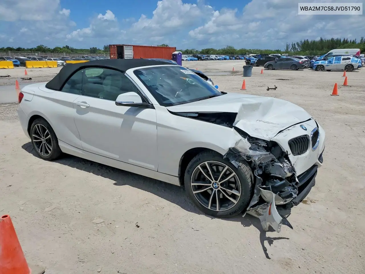 2018 BMW 230I VIN: WBA2M7C58JVD51790 Lot: 54539376