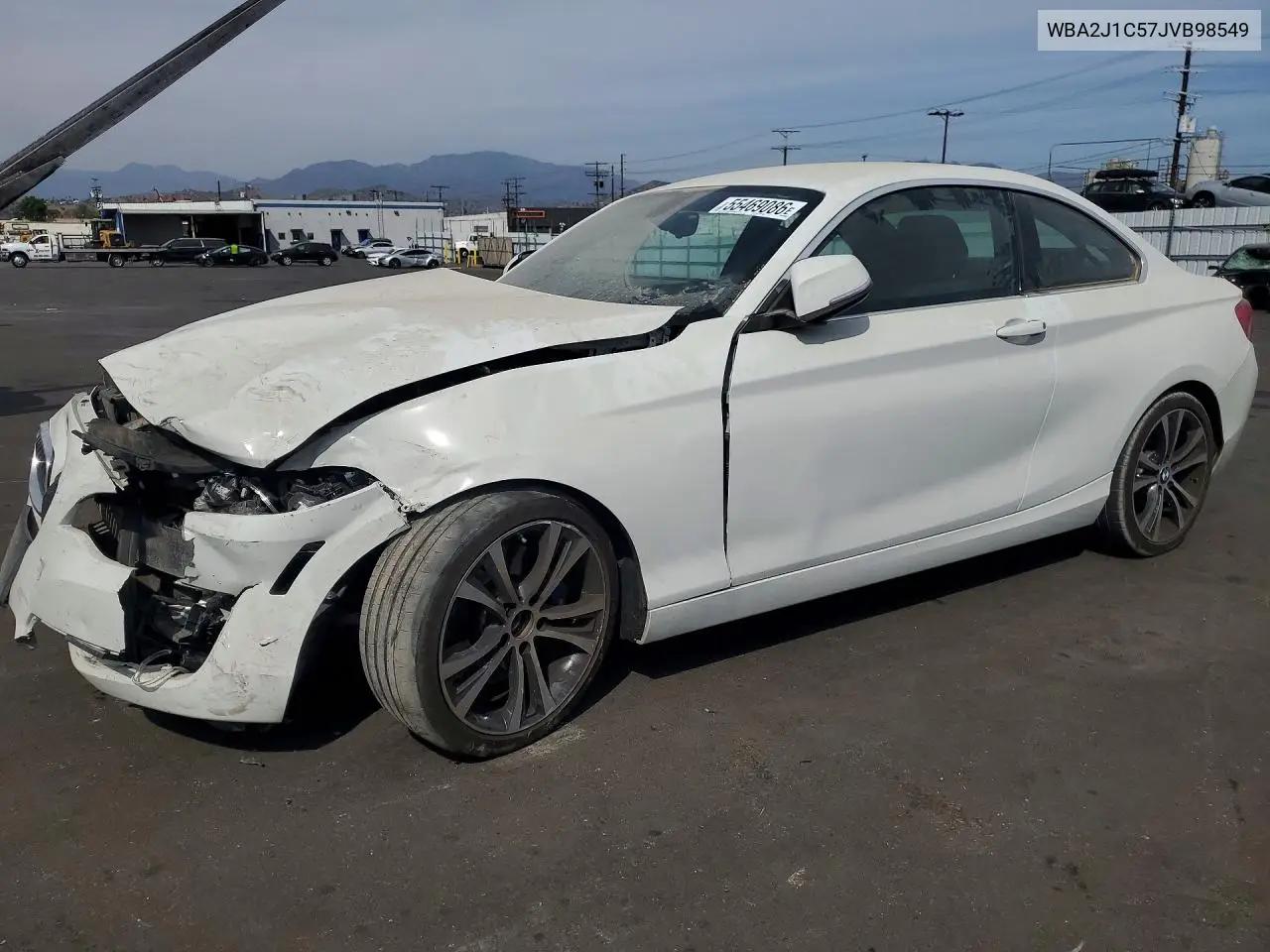 2018 BMW 230I VIN: WBA2J1C57JVB98549 Lot: 55469086
