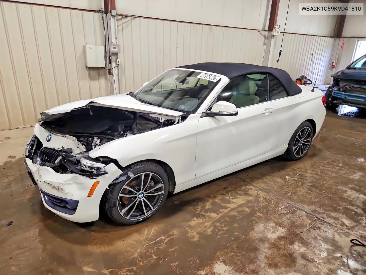 2019 BMW 230Xi VIN: WBA2K1C59KVD41810 Lot: 59979506