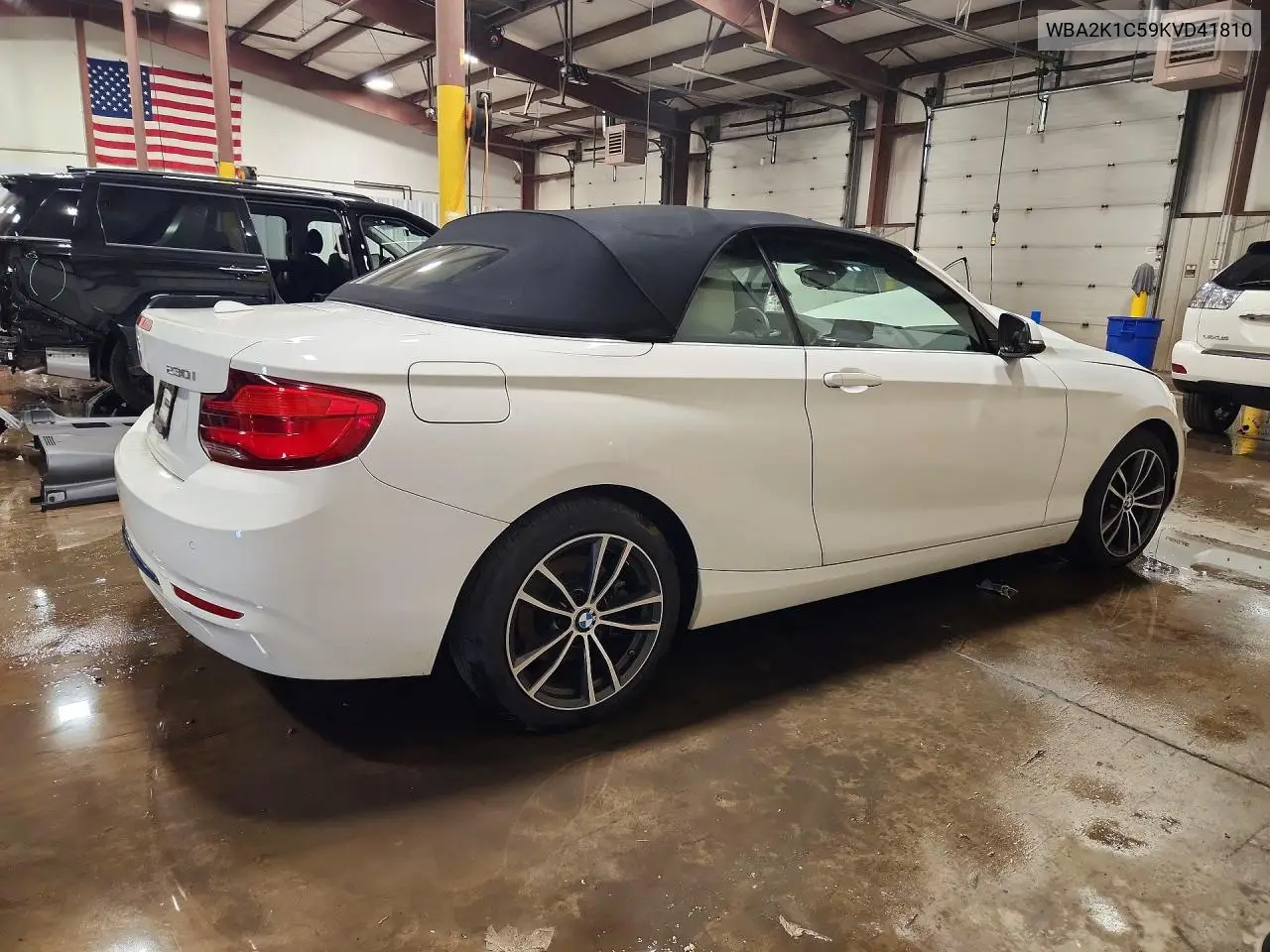 2019 BMW 230Xi VIN: WBA2K1C59KVD41810 Lot: 59979506