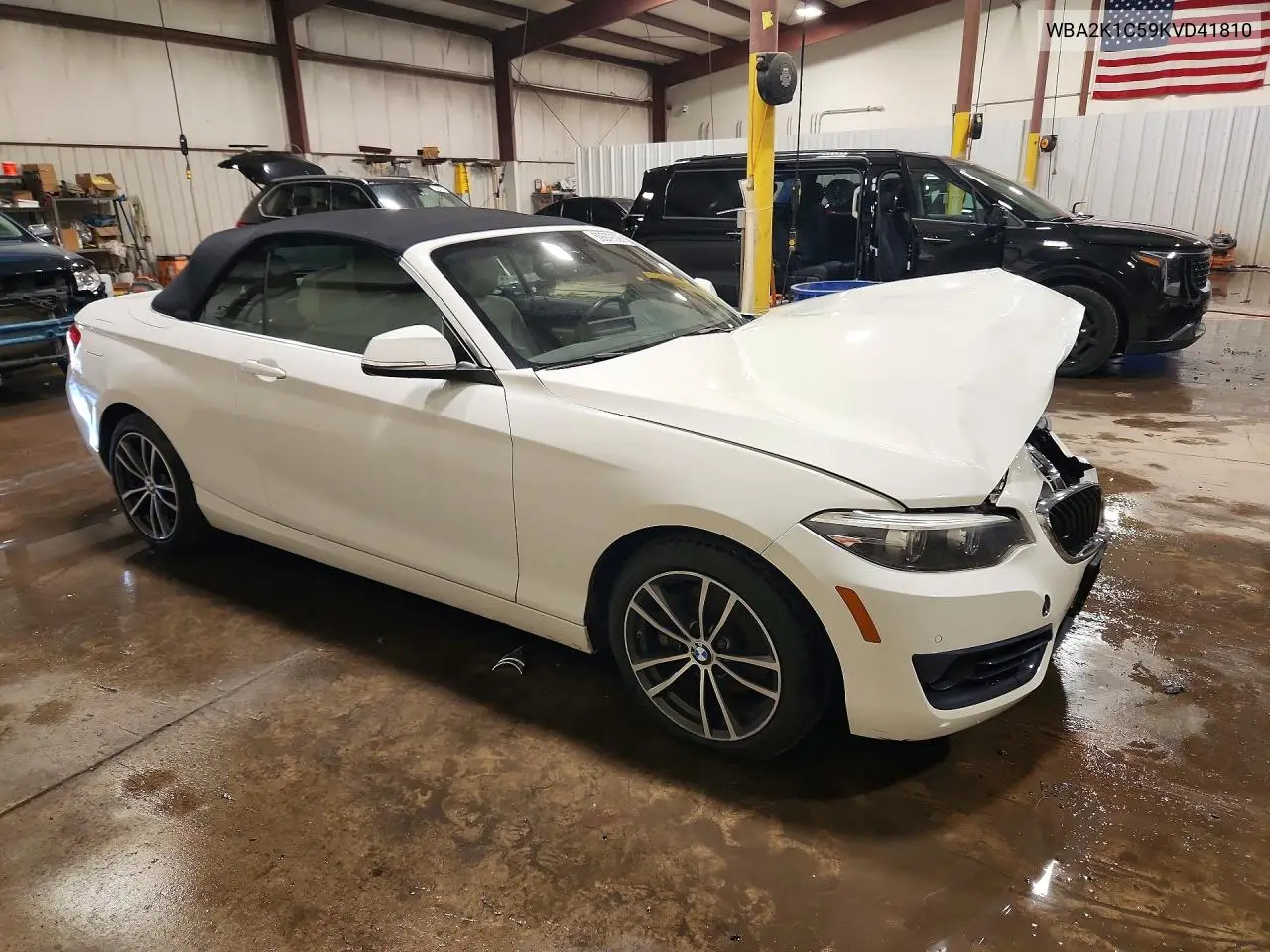 2019 BMW 230Xi VIN: WBA2K1C59KVD41810 Lot: 59979506