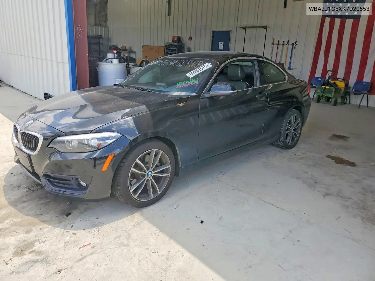 2019 BMW 230I VIN: WBA2J1C5XK7D20553 Lot: 60657576
