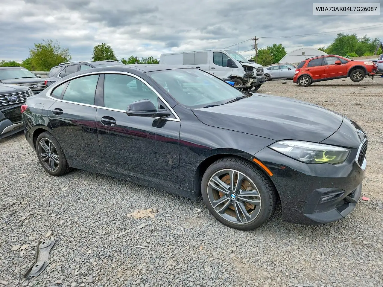 2020 BMW 228Xi VIN: WBA73AK04L7G26087 Lot: 53812796