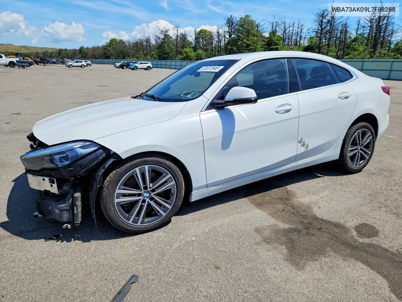 2020 BMW 228Xi VIN: WBA73AK09L7F88288 Lot: 57637946