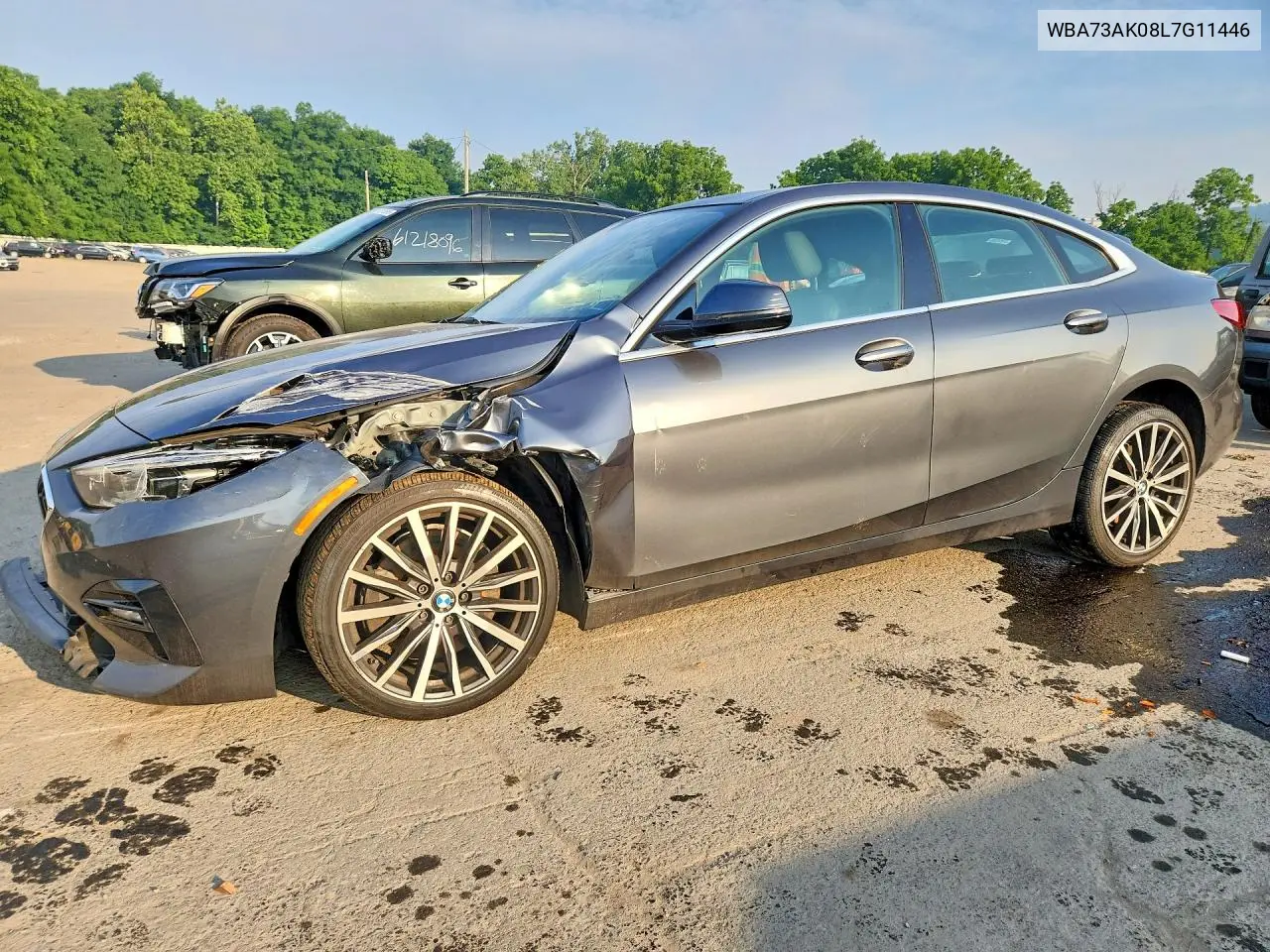 2020 BMW 228Xi VIN: WBA73AK08L7G11446 Lot: 61226826