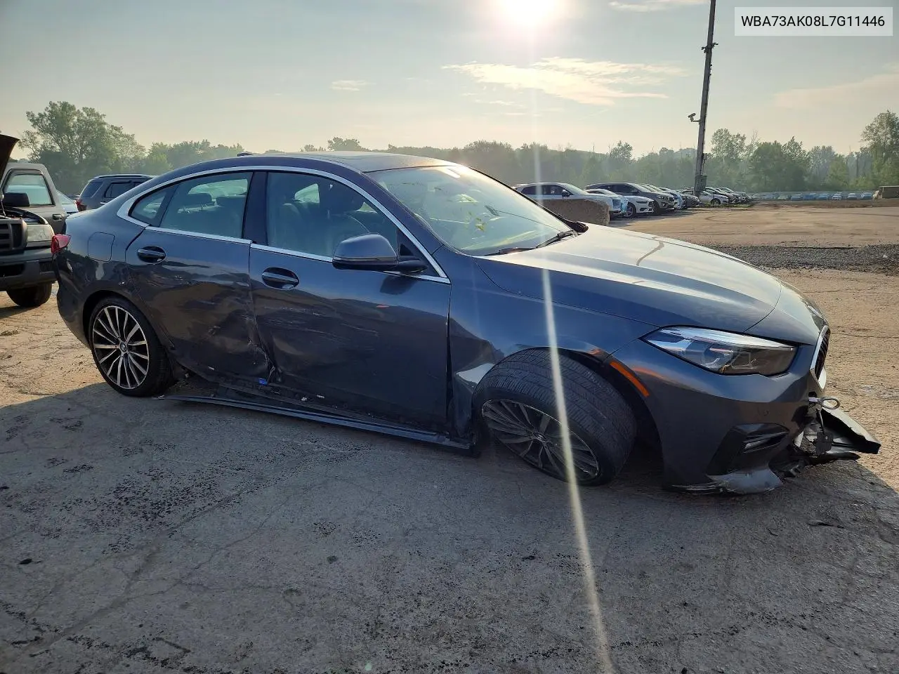 2020 BMW 228Xi VIN: WBA73AK08L7G11446 Lot: 61226826