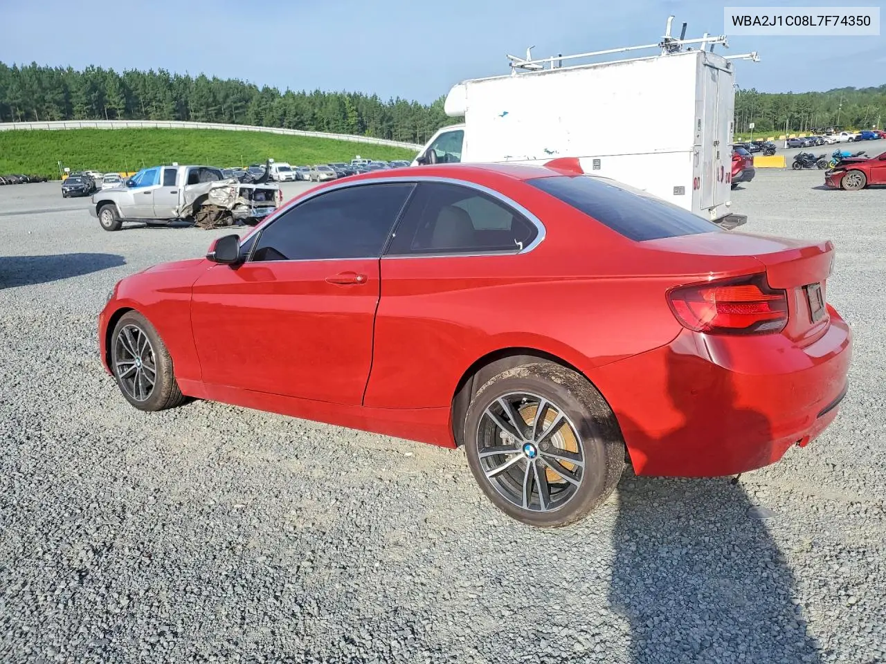 2020 BMW 230I VIN: WBA2J1C08L7F74350 Lot: 62092696