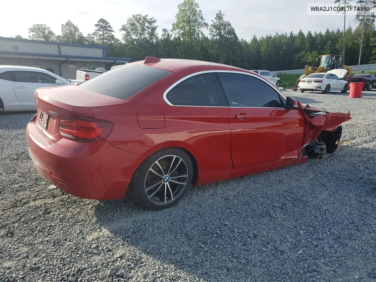 2020 BMW 230I VIN: WBA2J1C08L7F74350 Lot: 62092696