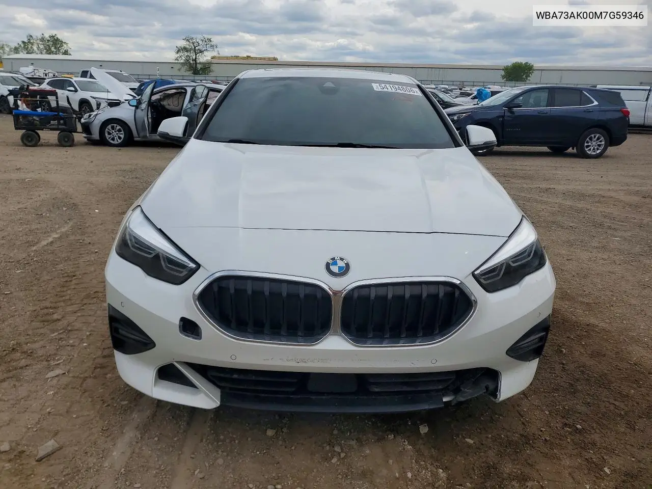 2021 BMW 228Xi VIN: WBA73AK00M7G59346 Lot: 54194806
