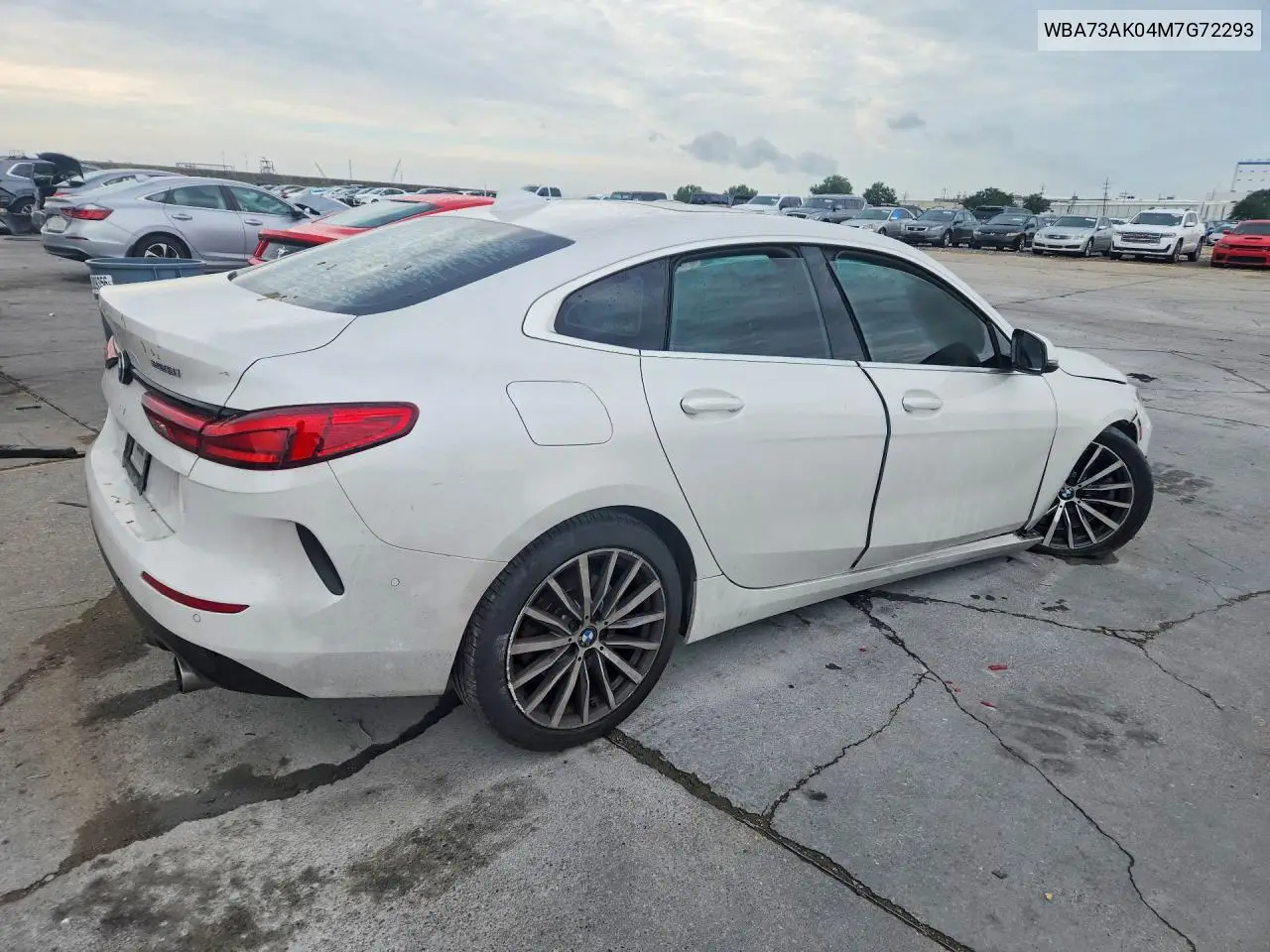 2021 BMW 228Xi VIN: WBA73AK04M7G72293 Lot: 54393066