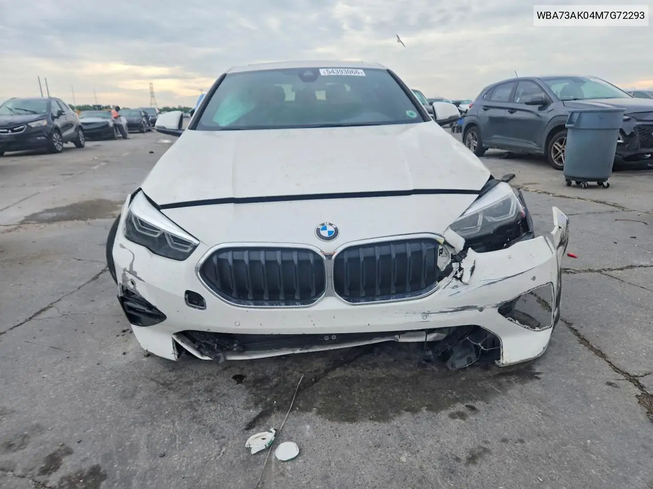 2021 BMW 228Xi VIN: WBA73AK04M7G72293 Lot: 54393066