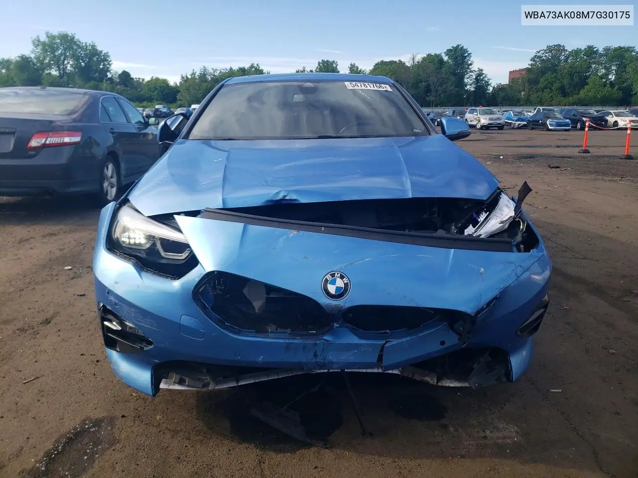 2021 BMW 228Xi VIN: WBA73AK08M7G30175 Lot: 54781766