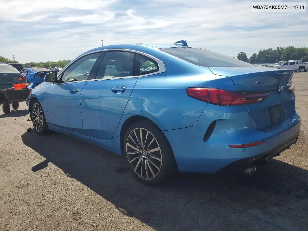 2021 BMW 228Xi VIN: WBA73AK05M7H14714 Lot: 55598926