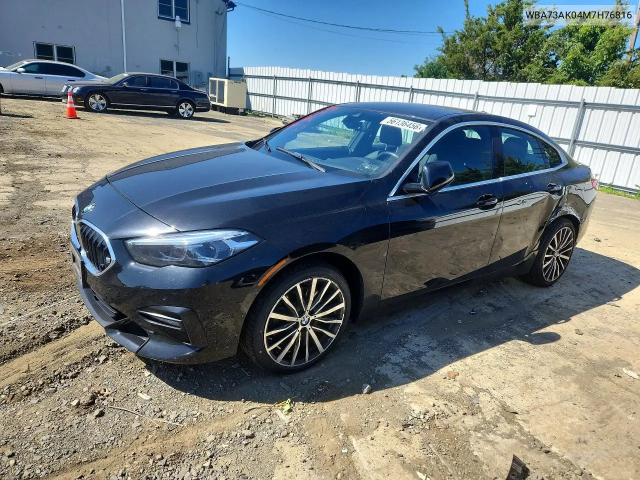 2021 BMW 228Xi VIN: WBA73AK04M7H76816 Lot: 56136456
