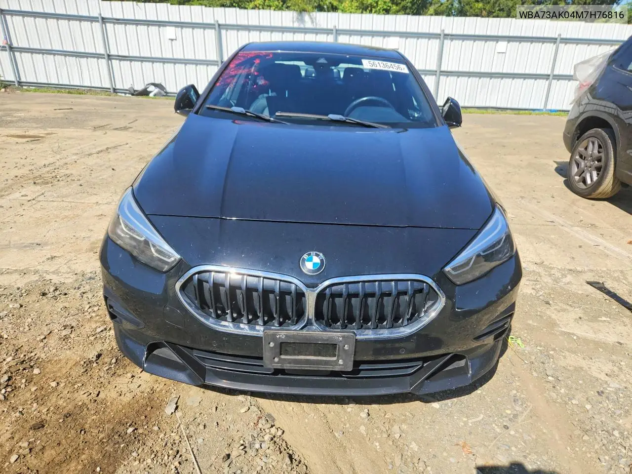 2021 BMW 228Xi VIN: WBA73AK04M7H76816 Lot: 56136456