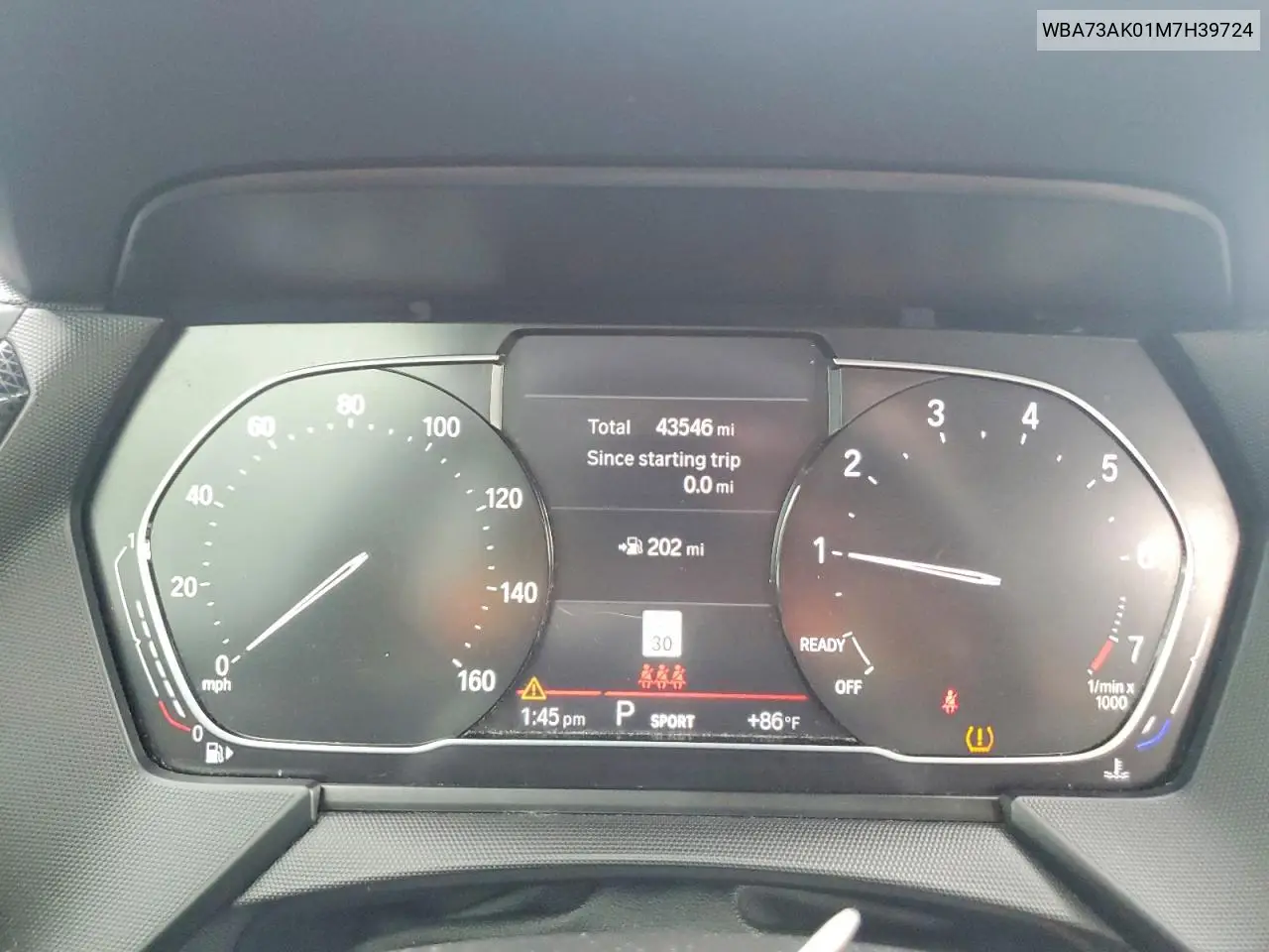 2021 BMW 228Xi VIN: WBA73AK01M7H39724 Lot: 56321256