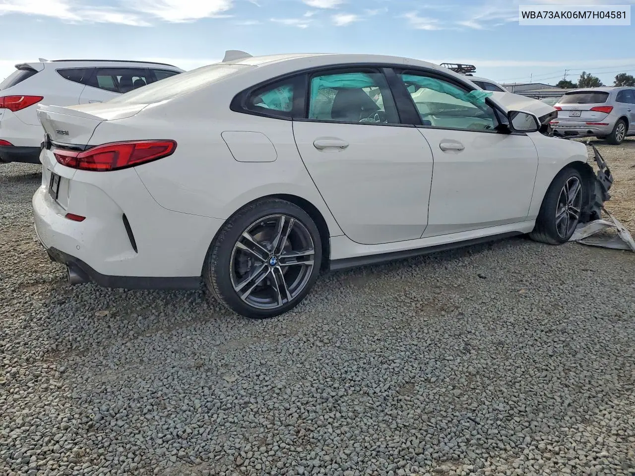 2021 BMW 228Xi VIN: WBA73AK06M7H04581 Lot: 57234696