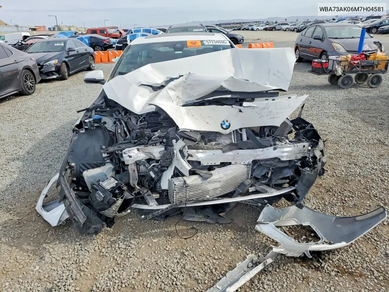 2021 BMW 228Xi VIN: WBA73AK06M7H04581 Lot: 57234696