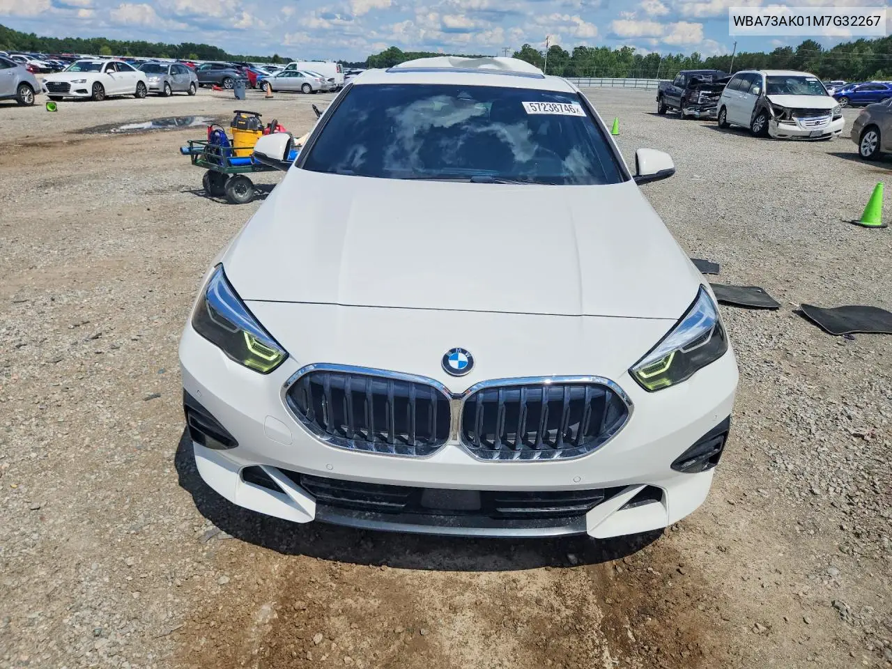 2021 BMW 228Xi VIN: WBA73AK01M7G32267 Lot: 57238746